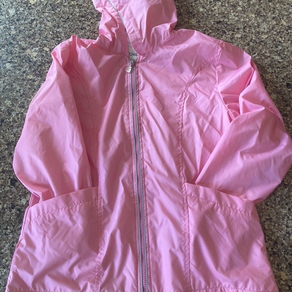 CHEROKEE Girls XL  rain and wind jacket Fits ladies S-M. Packs tiny Lightweight - Picture 6 of 9